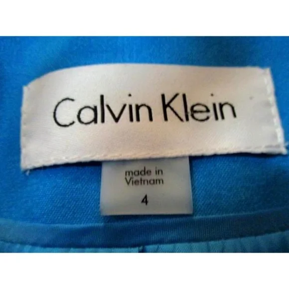 Calvin Klein Jacket Teal Size 4 (SKU 00023… - Picture 5 of 6